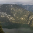 Haltatsk jezero, Soln komora, Horn Rakousko   Fotografovno z vrcholu Scheidkogel             1552 m n.m.